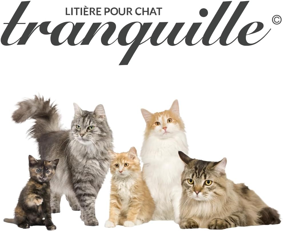 Tranquille - Katzenstreu, Silizium, Gesundheitsüberwachung, 4 l, 8 Stück