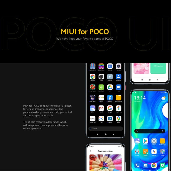 Xiaomi Poco F2 Pro 5G Smartphone 6GB RAM 128GB ROM Qualcomm® Snapdragon ™ 865 64MP Quad Rear Kamera