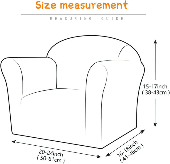 VanderHOME Kindersofa Bezug Sofas fürs Kinderzimmer Stretch Spandex Couchbezug Sofahusse fürs Kinder