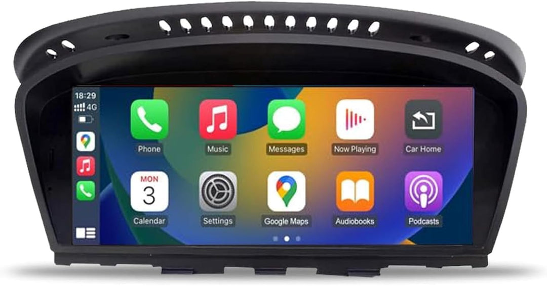 Ninetom 8,9 Zoll Car Radio, CarPlay/Android Auto/Mirrorlink/GPS für BMW CCC 3/5 Series E60 E61 E90 E