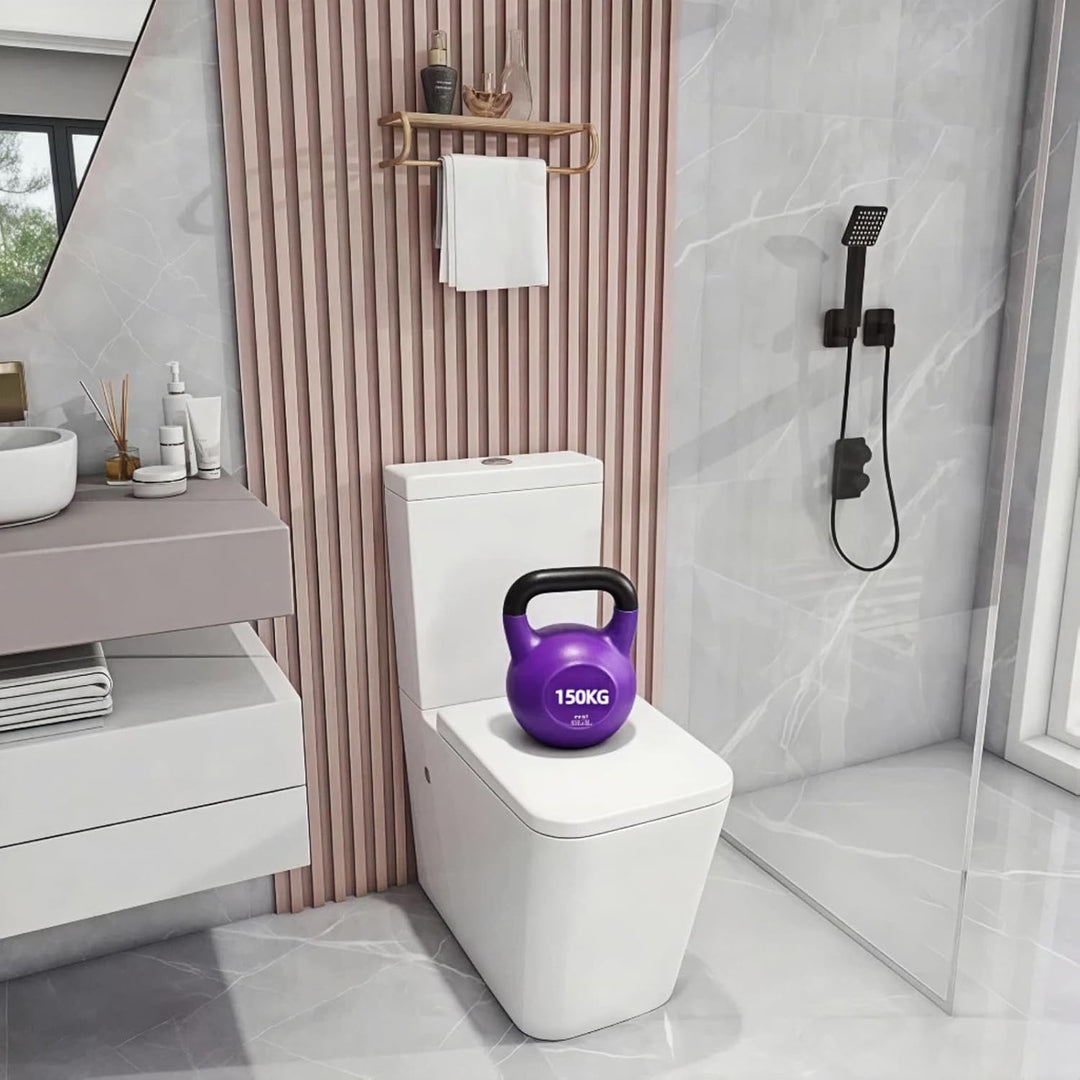 Toilettendeckel mit Absenkautomatik, Einfache Montage, Antibakteriell & UV-beständig, Quick-Release-