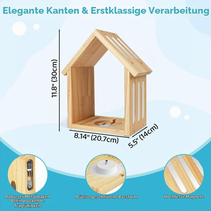 Vicloon Tonie Regal für Toniebox, Hausform Magnetisch Shelf für 20-30 Tonie Figurens, zum Hinstellen