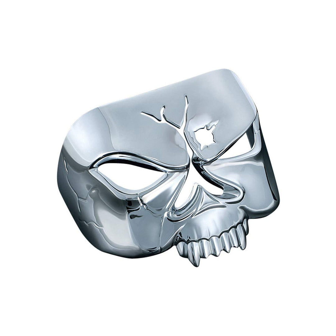 Kuryakyn 9009 Motorrad Accent Zubehör:Zombie Skull Rücklichtabdeckung für 1973-2019 Harley-Davidson