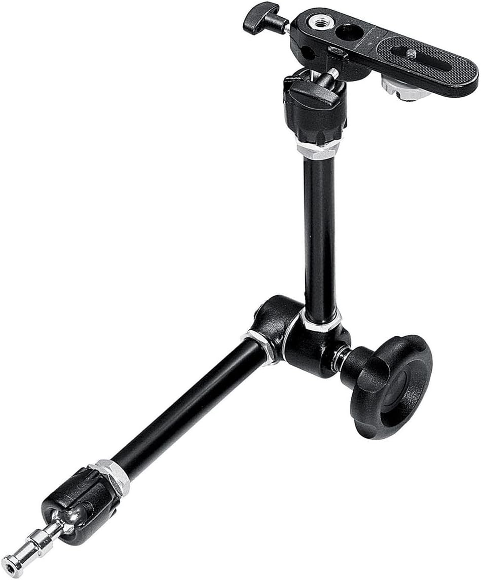 Manfrotto 244 Variable Friktionsarm mit Halterung (Schwarz) für Fotografen und Videografen Single, S