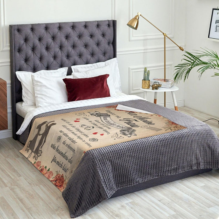 Hochzeitstag Geschenke für Frauen, Kuscheldecke An Meine Frau, Geburtstagsgeschenk Hochzeitsgeschenk