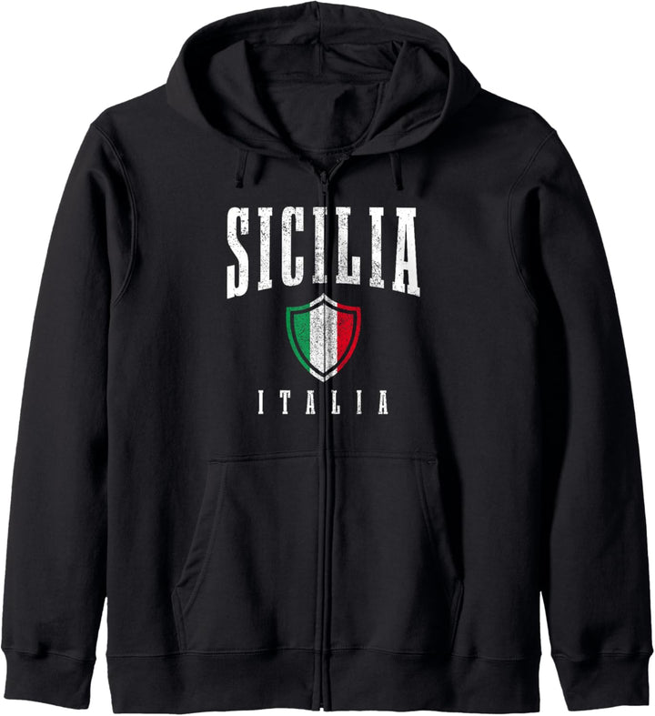 Sizilien Italien Sizilien Italien Italien Italien Flagge Pride Kapuzenjacke