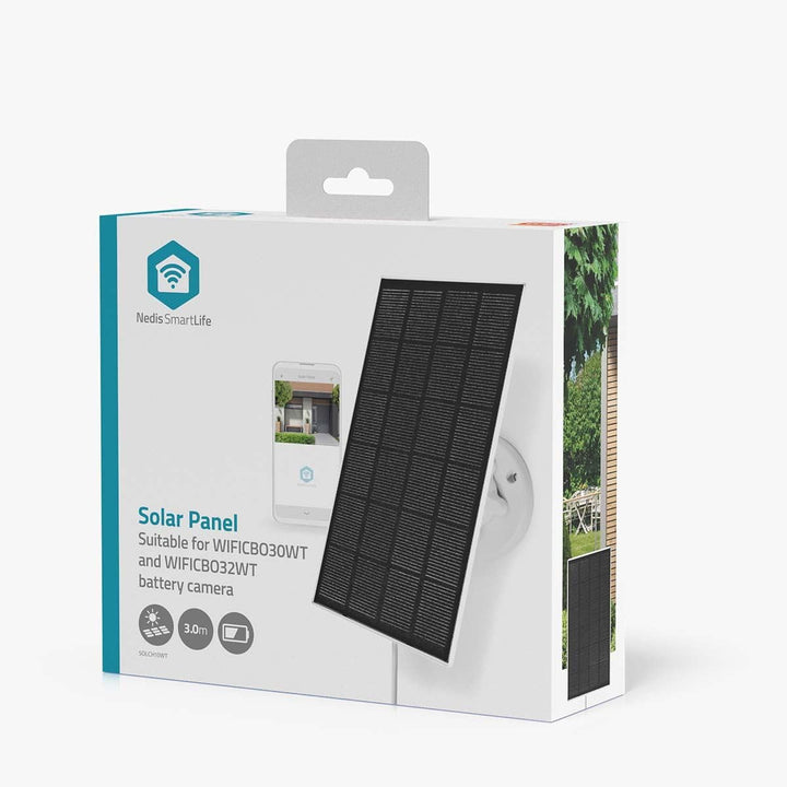 Nedis Sonnenkollektor | 4.5 V DC | 0.5 A A | Micro USB | Seillänge: 3.00 m | Zubehör für: WIFICBO30W
