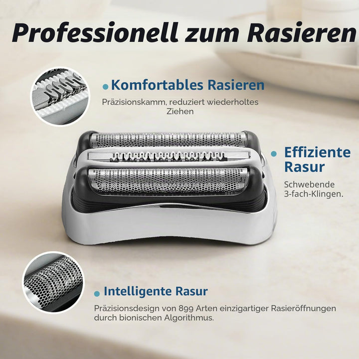 32B Ersatzrasierköpfe kompatibel mit Series 3, passend für 3040s 3010s 310s 3000s 3050cc 3080s 390cc