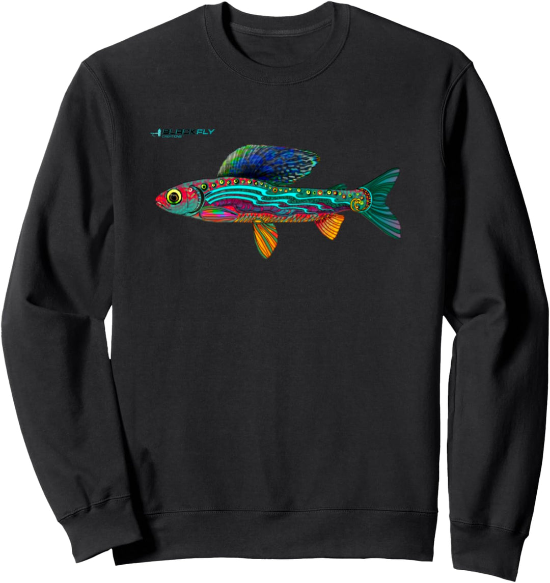 Schwarze Fliege Arctic Grayling Tees Hoodies Fliegenfischen Sweatshirt