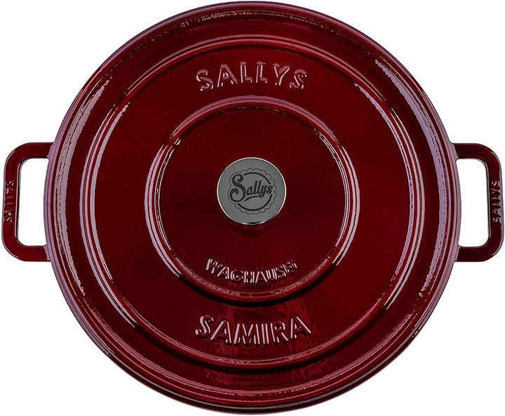 Sallys 'Samira' Deluxe Gusseisentopf - Robustes und Hochwertiges Kochjuwel für Perfektes Garen - für