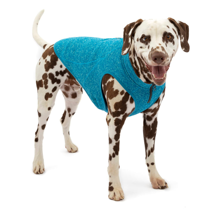 Kurgo Core Hunde-Pullover, Leichtes Fleece, Mit 2-Wege-Reissverschluss, Mit Hundegeschirr kompatibel