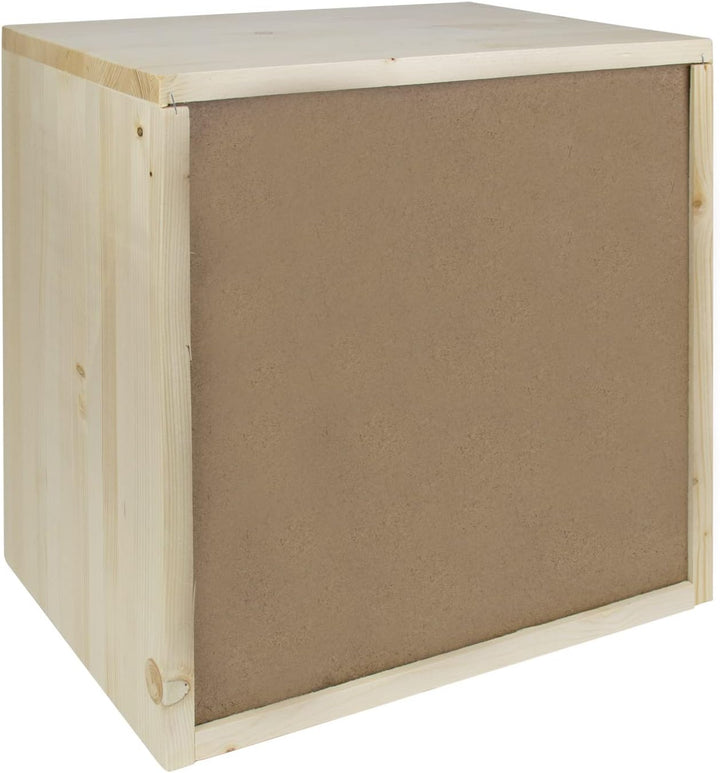 Holz Schubladenbox Holzbox Aufbewahrungsbox Schubladenschrank mit 4 Schubladen