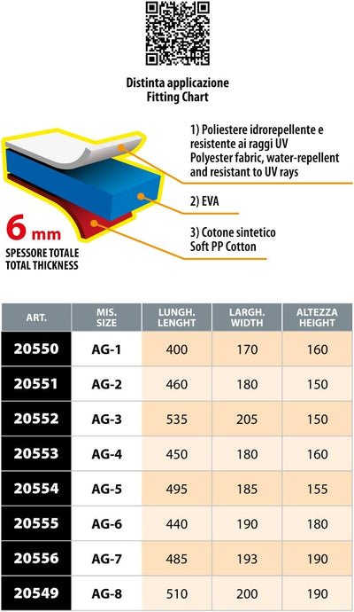 Lampa 20556 AG-7 Auto-Abdeckplane mit Hagelschutz