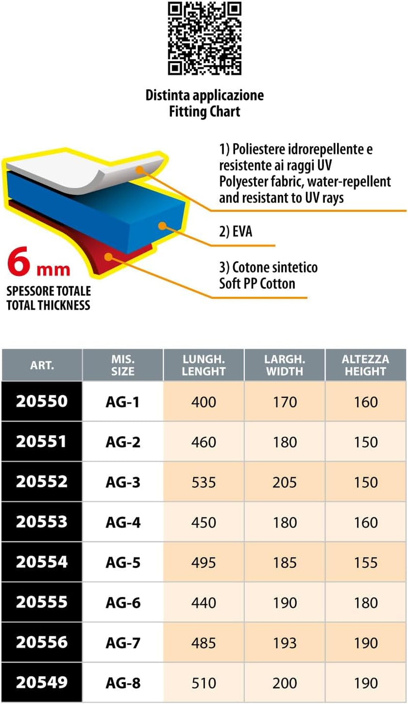 Lampa 20556 AG-7 Auto-Abdeckplane mit Hagelschutz