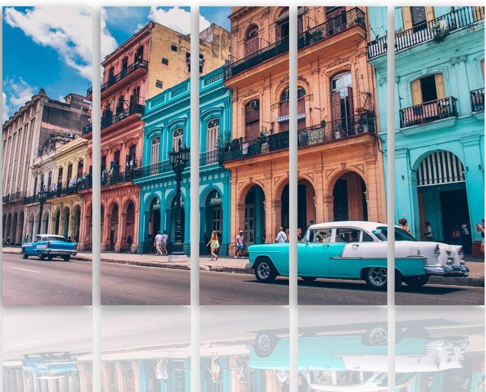 Feeby. Wandbild - 5 Teile - Deco Bild, gedrucktes Bild, Foto, Deco Panel, XXL, 5-Teilig, Typ C, 250x