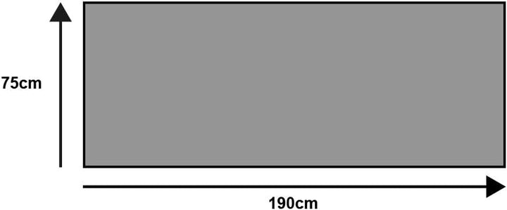 wash+dry Fussmatte, Cool Grey 75x190 cm, innen und aussen, waschbar, 75x190 cm