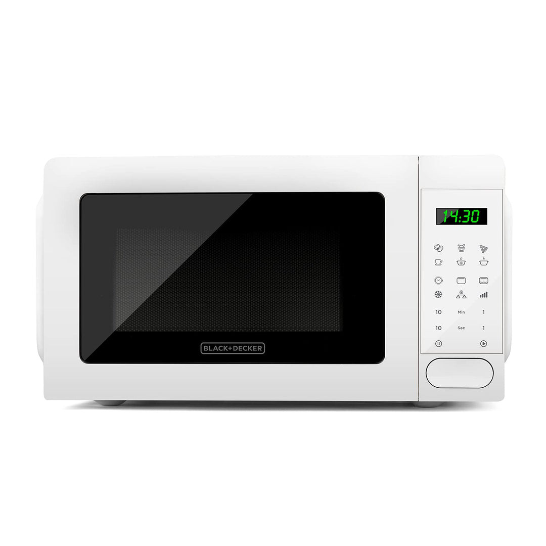 Black+Decker BXMZ701E - digitale Mikrowelle mit 20l Volumen und 700W Mikrowellenleistung, 10 Leistun