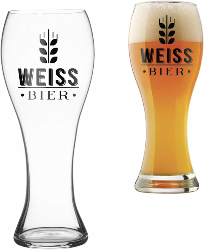 balvi Bierglas-Set L‘Hédoniste Farbe transparent Set bestehend aus 6 Biergläsern unterschiedlicher H