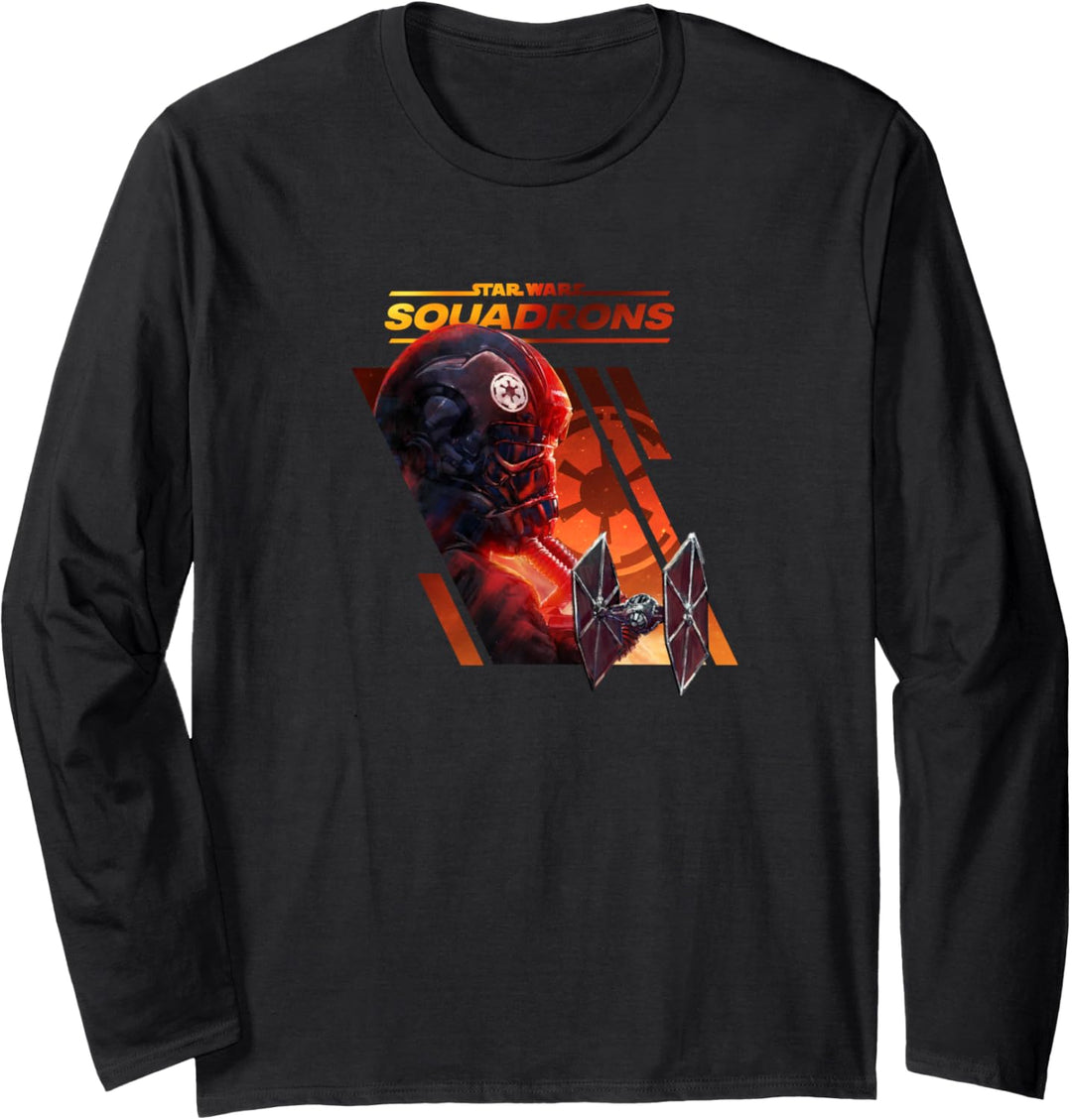 Star Wars: Squadrons Galactic Empire TIE Fighter Panels Langarmshirt