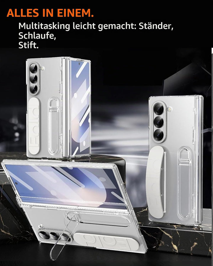 NINKI für Samsung Galaxy Z fold 7 Handyhülle mit Armband Ständer fold7 Schutzhülle mit Stift fold7 h