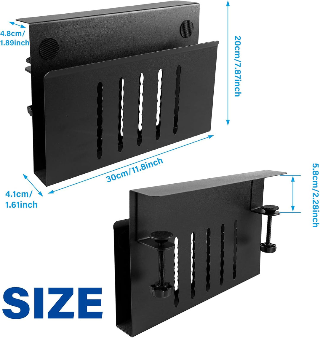 Desk Side Storage, Schreibtisch Seitenaufbewahrung, Pc Halterung Seite Schreibtisch, Wandhalterung F