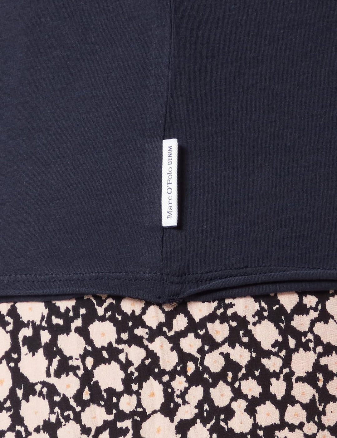 Marc O'Polo Denim Damen T-Shirt aus Bio-Baumwolle Relaxed Fit XS Blau, XS Blau