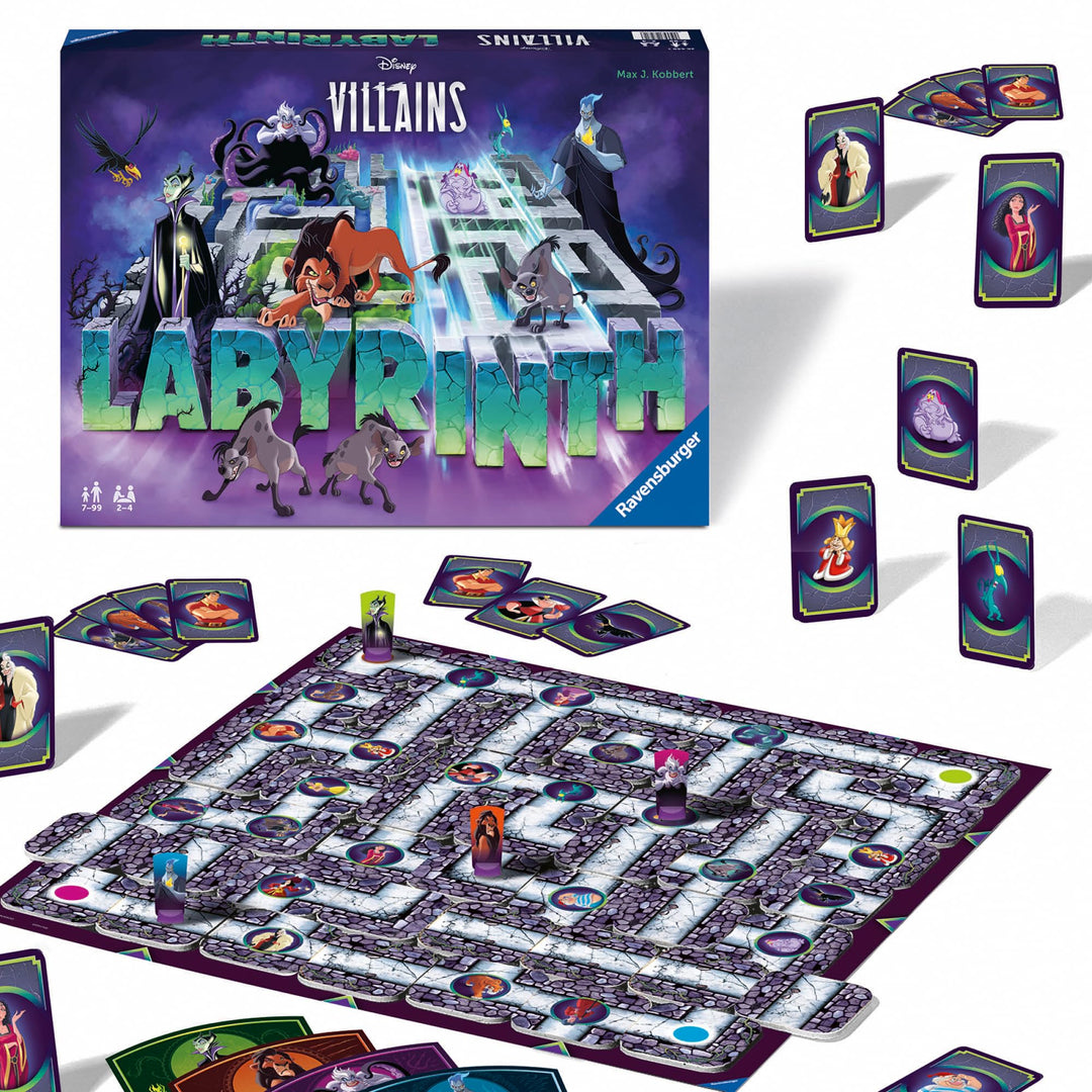 Ravensburger 27271 - Villains Labyrinth - Familienspiel für 2-4 Spieler ab 7 Jahren