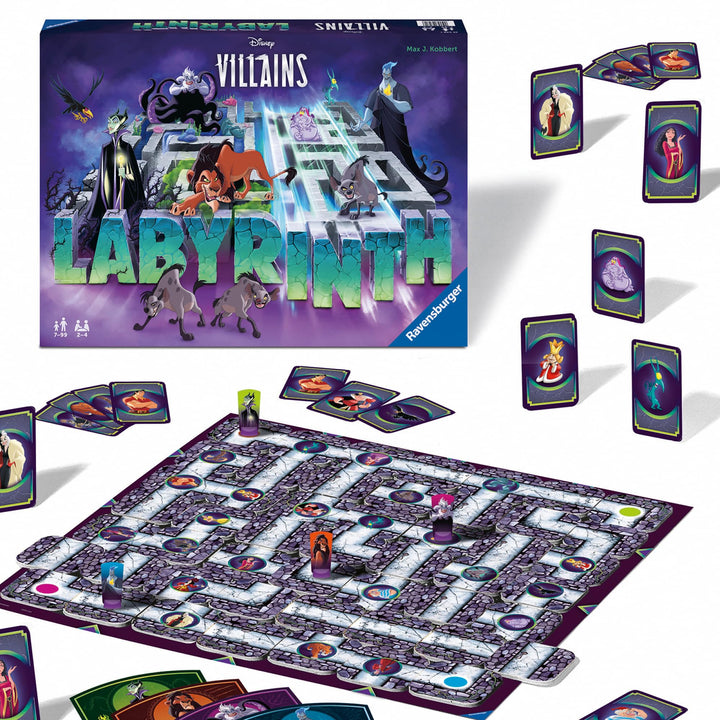 Ravensburger 27271 - Villains Labyrinth - Familienspiel für 2-4 Spieler ab 7 Jahren