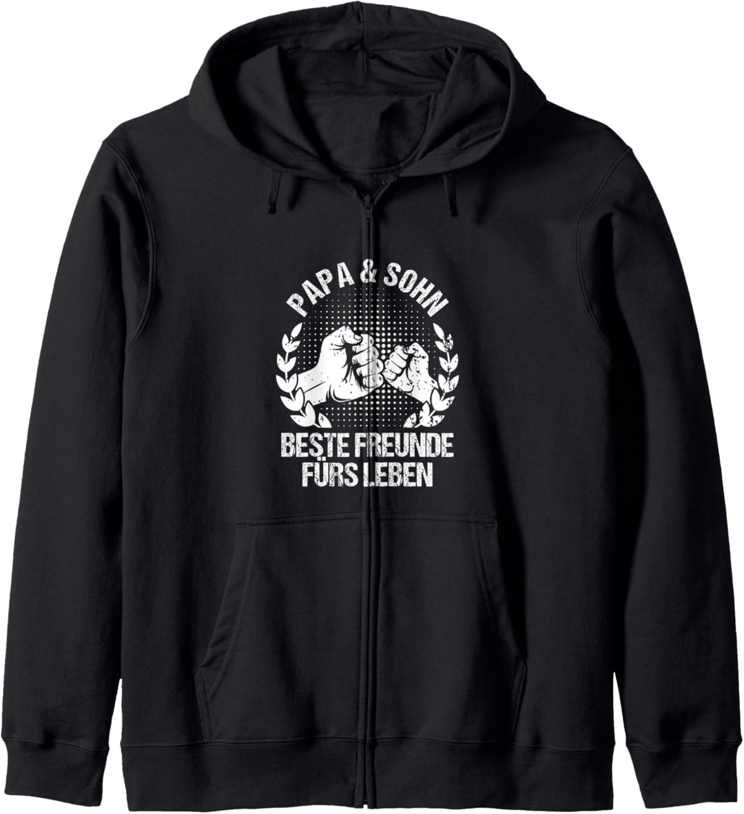 Papa & Sohn Beste Freunde Fürs Leben Partnerlook Vatertag Kapuzenjacke