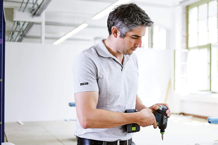 Festool Akku-Bohrschrauber T 18+3-Basic (mit Werkzeugfutter, Magnet-Bithalter, Schnellspannbohrfutte