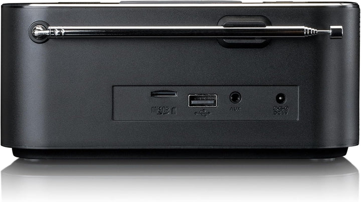 Lenco CR-650 DAB+ Radiowecker - Uhrenradio mit DAB+ und FM - 20 Senderspeicher - Schlummerfunktion -