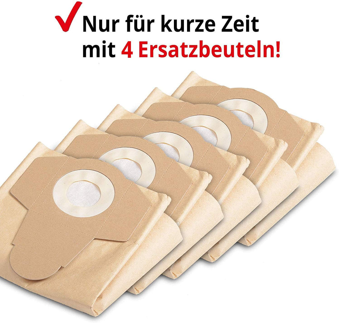 HECHT Preisgekrönter Mehrzwecksauger mit 30 Liter Behälter und starker Saugleistung – Perfekt für de