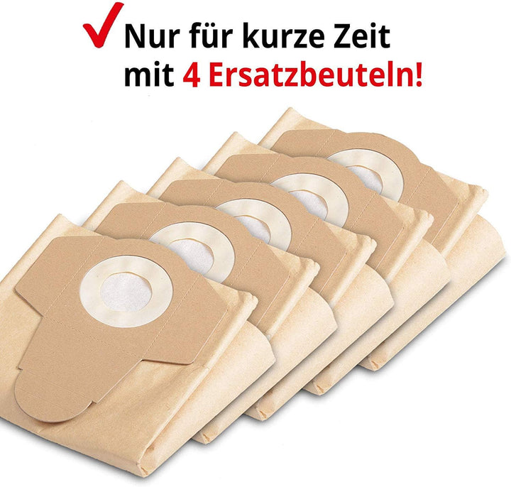 HECHT Preisgekrönter Mehrzwecksauger mit 30 Liter Behälter und starker Saugleistung – Perfekt für de