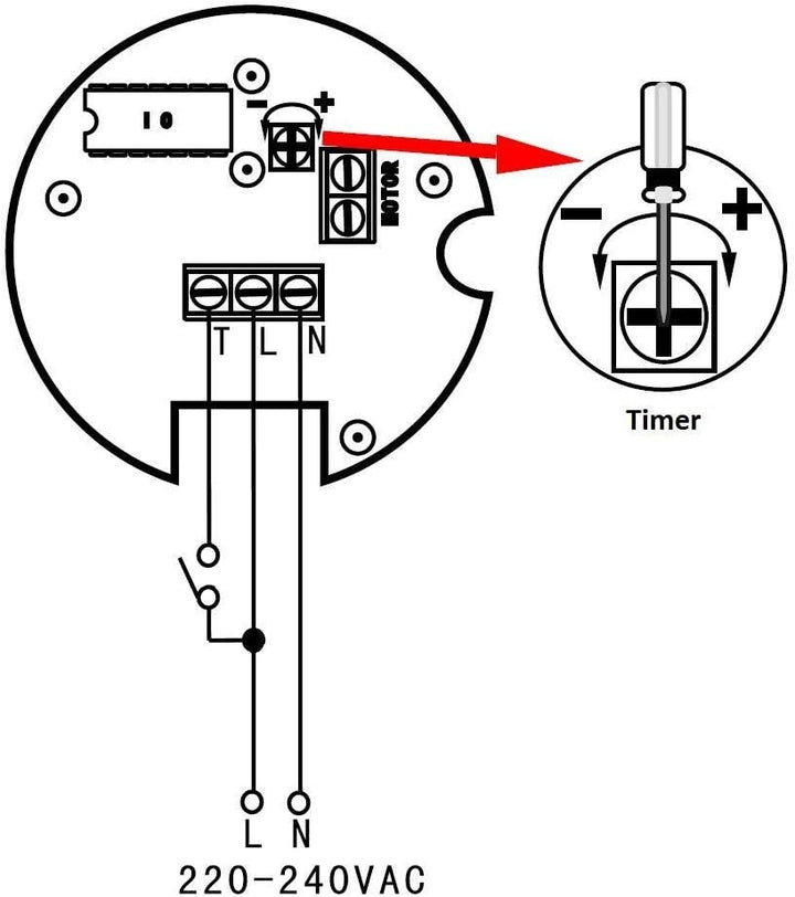 STERR Grauer Badlüfter 100 mm mit TIMER - Badezimmerventilator - Glasfront - Modernes Aussehen - BFS