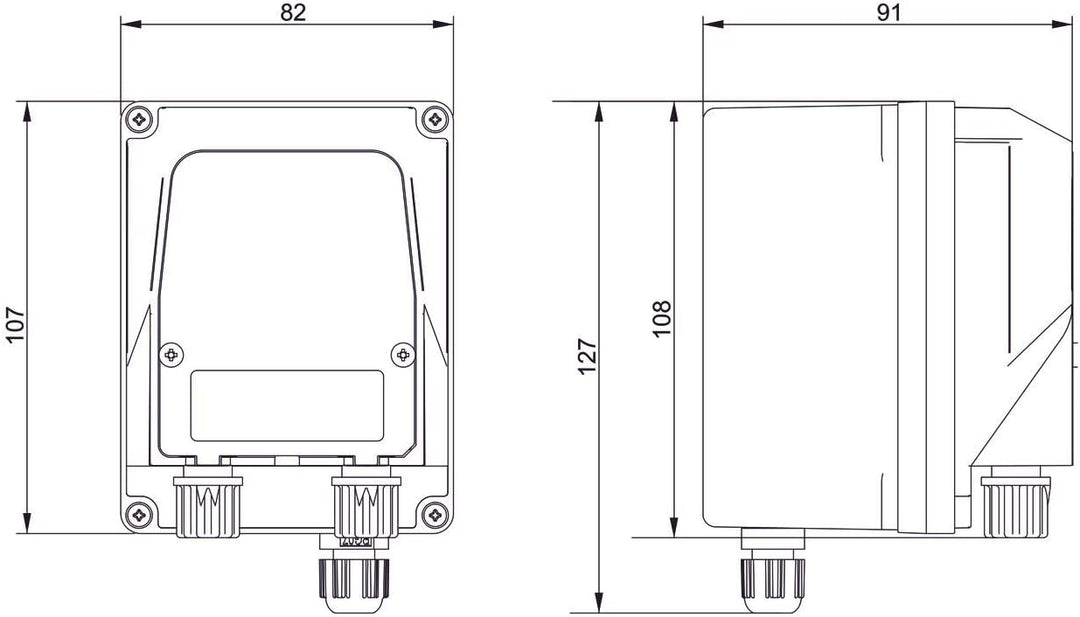 GT-SEKO Standard PR1 Schlauchpumpe Dosierpumpe regelbare Fördermenge PR-1 (0,1 l/h - 1,0 l/h) 230 V