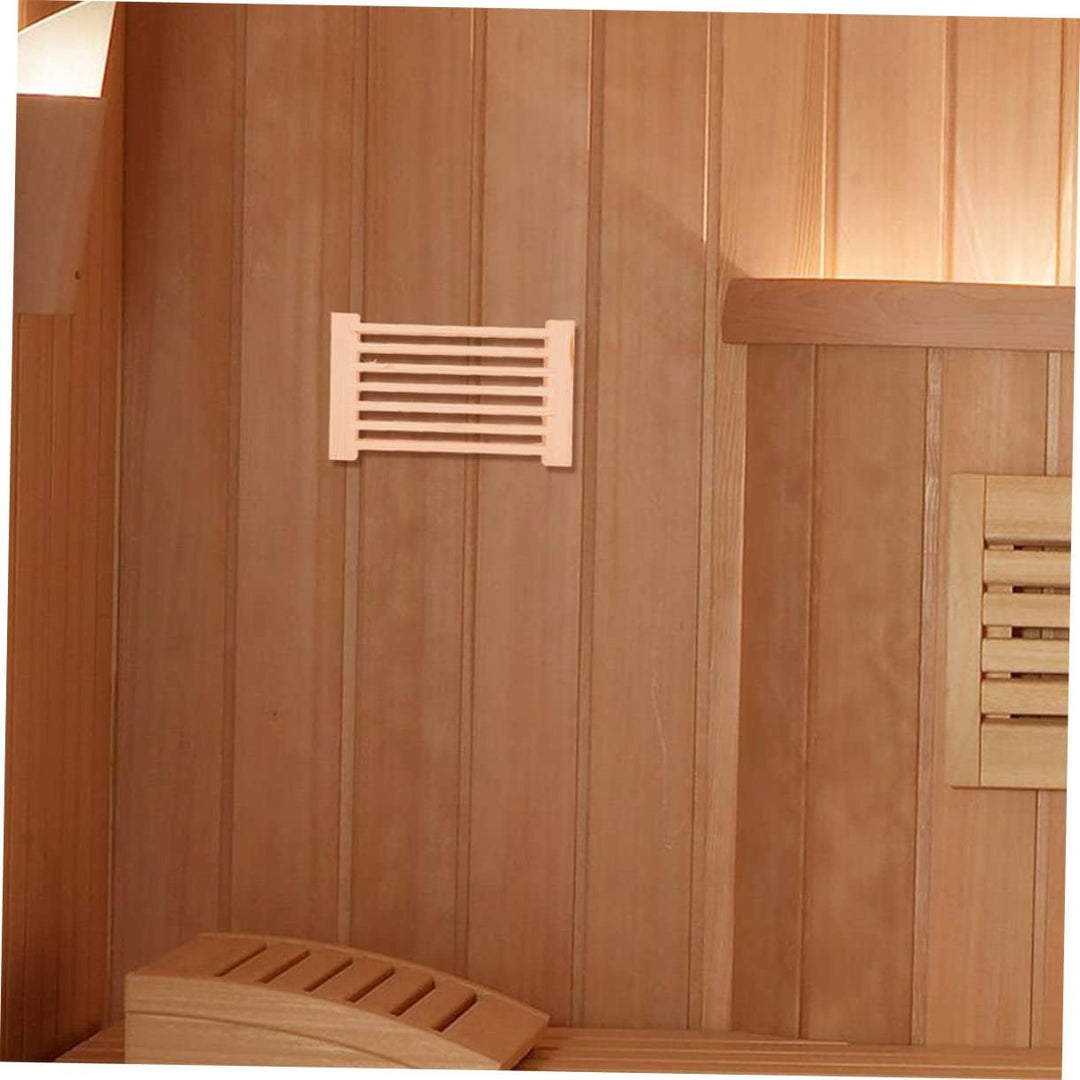 Yardwe Sauna Lüftungsgitter Holz Rechteckige Belüftungsplatte Für Saunaraum Und Dampfbad Langlebige