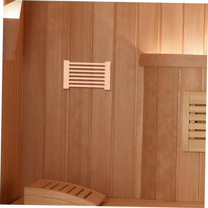 Yardwe Sauna Lüftungsgitter Holz Rechteckige Belüftungsplatte Für Saunaraum Und Dampfbad Langlebige