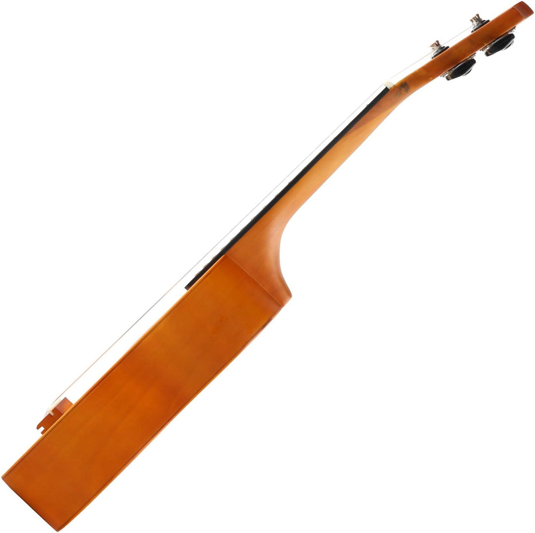 Classic Cantabile US-100 SB Sopranukulele (Ukulele, Uke, 15 Bünde, leichtgängige Gitarrenmechanik) s