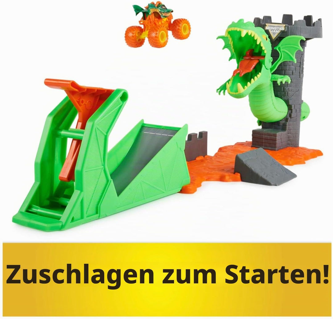 Monster Jam 6063919 1to64VhclDuelngDragonOC Einzelbett, Einzelbett