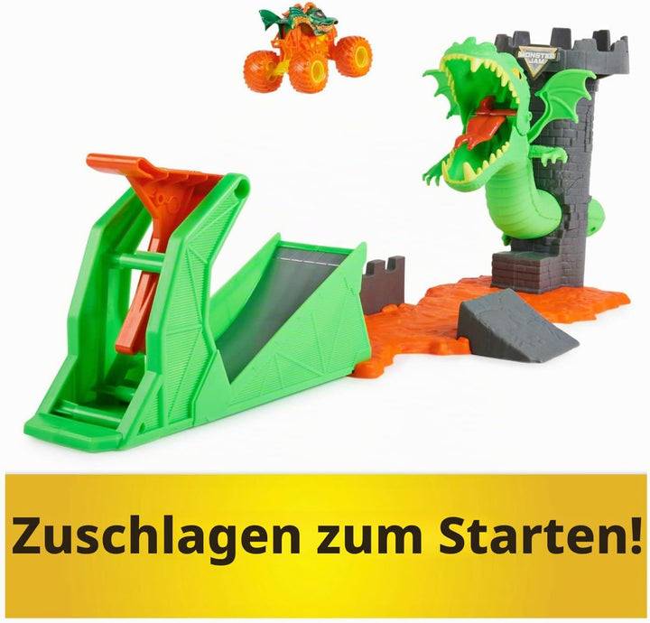 Monster Jam 6063919 1to64VhclDuelngDragonOC Einzelbett, Einzelbett
