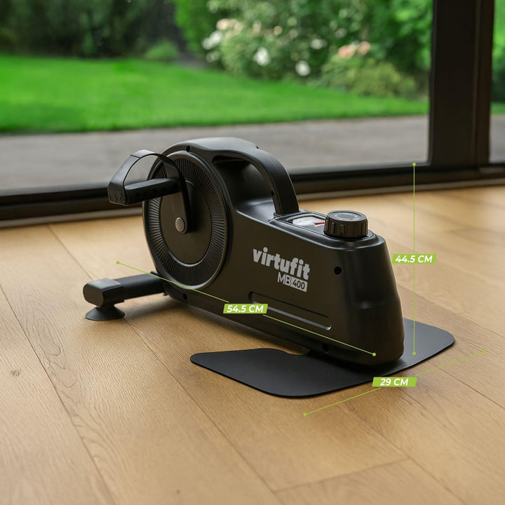 VirtuFit MB400 Pedaltrainer – Magnetischer Bewegungstrainer für Arme & Beine – 8 Widerstandsstufen –