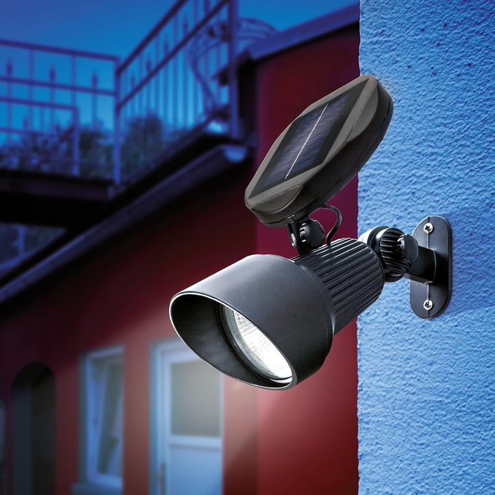 Esotec LED Solarspot Spotlight, Aluminium, Solarstrahler, Spotstrahler, Spotlicht, Bodenstrahler, So