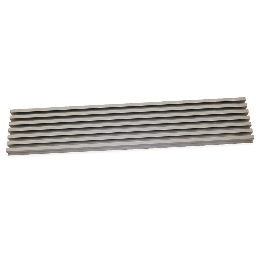 Emuca 8934869 Belüftungsgitter für Kühlschrank/Herd aus Rostfreier Aluminiumeloxierung, Rostfreier A