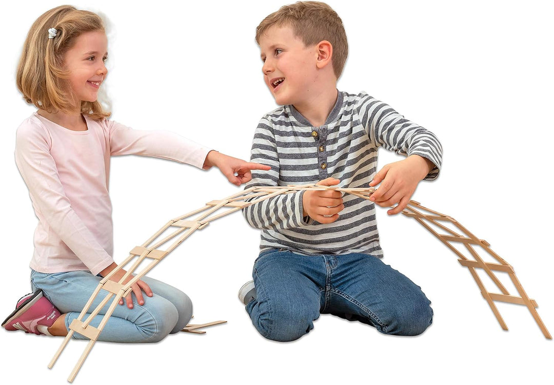 Betzold - Konstruktionsbrettchen Birke 99 Stück - Konstruktions-Spielzeug Kinder Holz-Spielzeug Noco