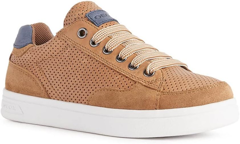 Geox Jungen J Djrock Boy B Sneakers 30 EU Cognac Navy, 30 EU Cognac Navy