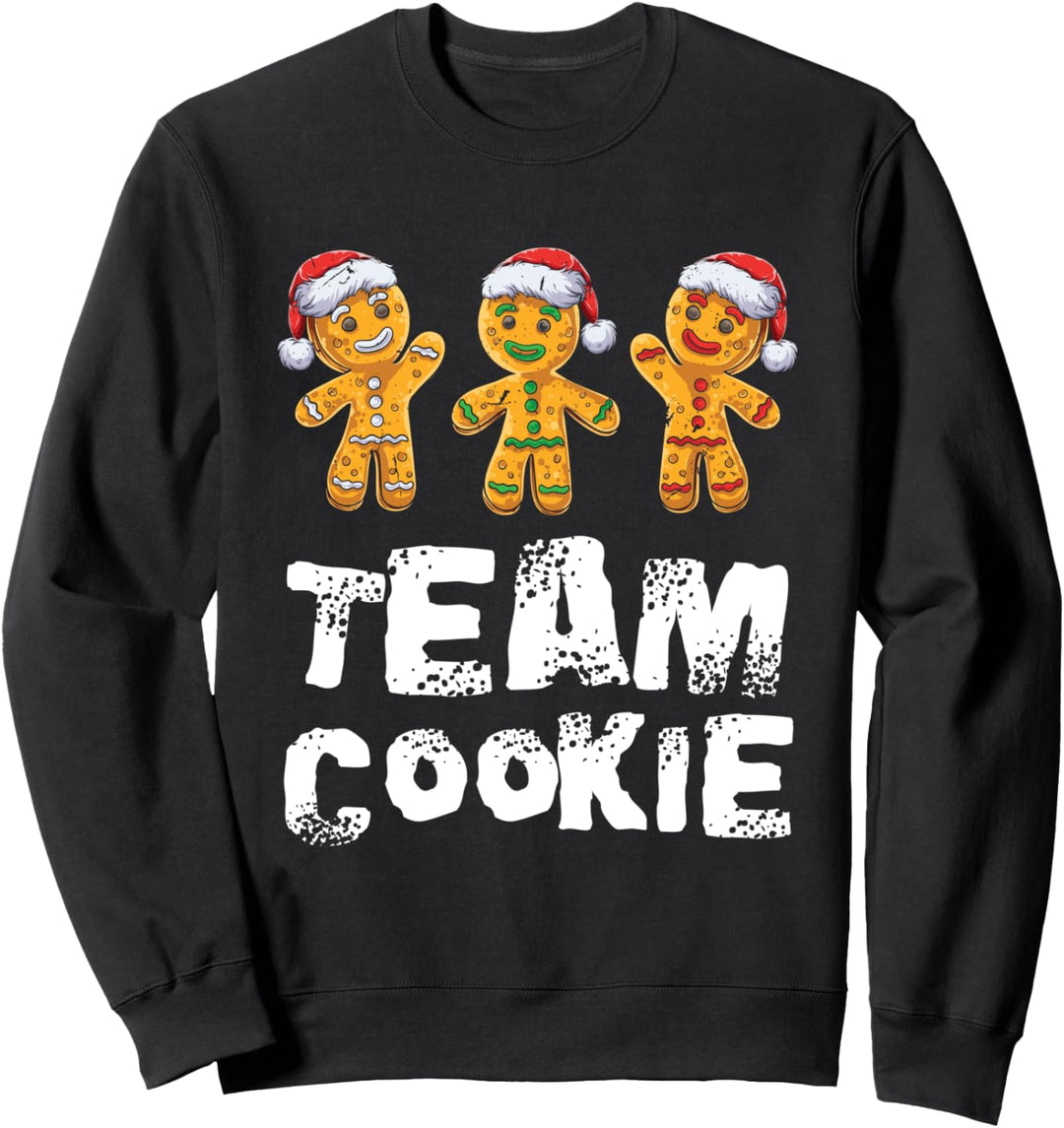 Team Cookie Weihnachten Plätzchen Keks Crew Partner Squad Sweatshirt