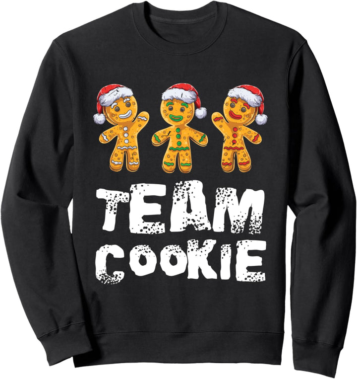 Team Cookie Weihnachten Plätzchen Keks Crew Partner Squad Sweatshirt
