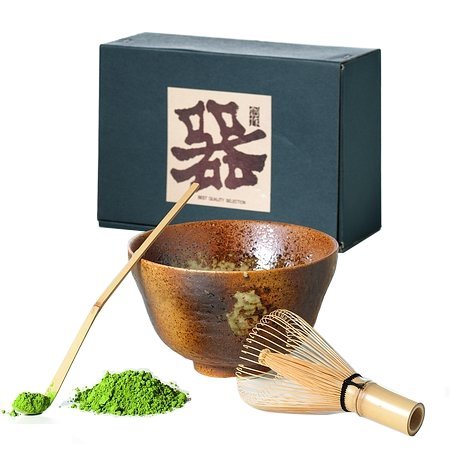 Matcha Set Chiyo, 4 teilig in der Geschenkbox