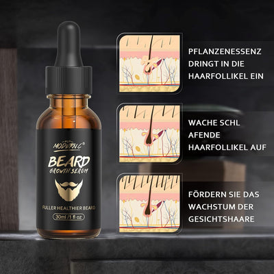 Bartwachstum Öl, Bartwachstum Serum für Männer Vatertag stimulieren Bartwachstum Förderung Haarewäch