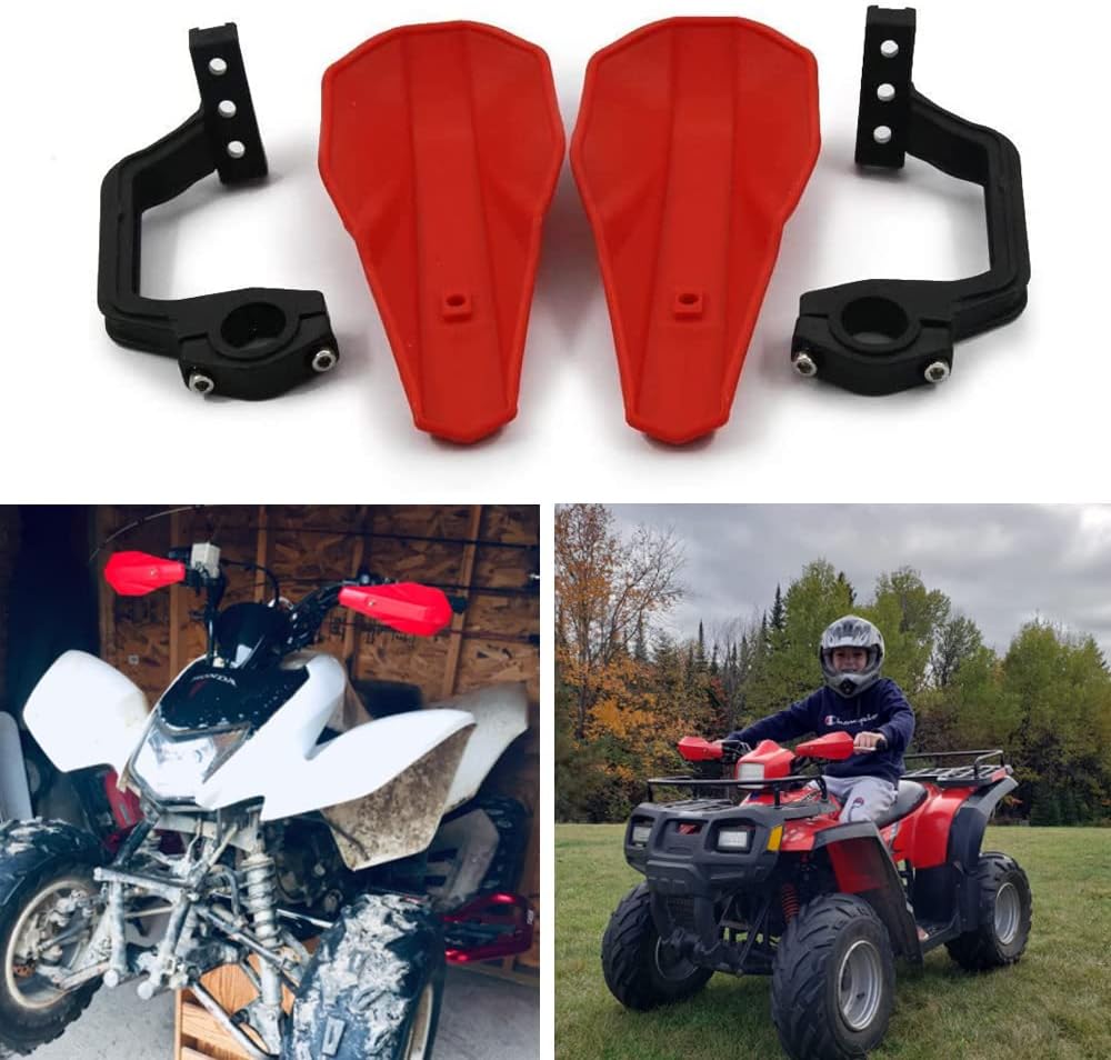 AnXin Handprotektoren 7/8 Zoll und 1 1/8 Zoll Handschutz Lenkerbürste Schutz für hon.da CRF50 CR80 C